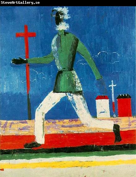 Kazimir Malevich Running man